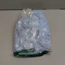 PRETTYGARDEN Women's Summer Floral Boho Dress Wrap V Neck Short Sleeve Ruffle A-Line Flowy Maxi Wedding Guest Dresses (Light Blue X-Large)