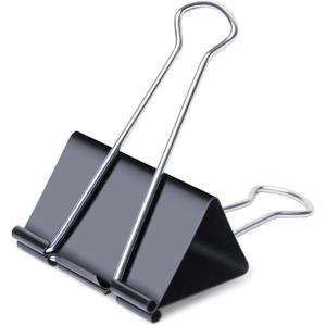 Ufmarine Jumbo Binder Clips 3 inch (6 Pcs), Extra Large Binder Clips Giant for Office Supplies