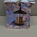 Metal Roof Bird Feeder - Chew Proof for Outdoor Hanging Wild Bird Seeds. Bronze (1.7lb:Bronze)