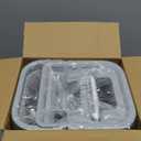 JOYMOOP Microfiber Flat Mop and Bucket System, Mops for Floor Cleaning and Wall Cleaner, Hardwood, Tile, Laminate, Vinyl Floors, Smooth Walls, and Glass Windows - 50" Flat Mop+1 Microfiber Pad[White]