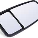 Outside View Door Mirror LH Fit for Isuzu NPR NPR-HD NQR NRR W3500 W4500 W5500 box Truck 98 Hino fb 4HK1 4JJ1 5.2L 3.0L 6.0L 2008-2024 Black Driver Side