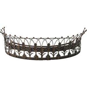Metal Curtain Crown (Rust)