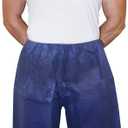 Dukal Patient Exam Wear, Short, Non-Sterile, Unisize, Dark Blue (5 Bags/Case 10 Bag) (Pack of 50) (Blue)