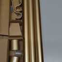 Heavy Duty Curtain Rods for Windows 28 to 48 Inch, 1 Inch Gold Curtain Rods for Outdoor, Farmhouse, Bedroom, Kitchen, Living Room, Adjustable Easy Install Curtains Rod (A2,Gold,30"-60")