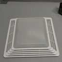 S97014094 Bathroom Fan Cover Grille and Lens for Broan 678, 679, 679FL, 679FLT, 680, 680FL, 680FLT, M680, HD50L, HD80L, Bathroom Exhaust Fan Light Cover Replacement
