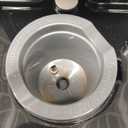 Single Serve One Cup Coffee Maker, for K Cups and Grounds, Mini Coffee Maker with Portable Handle, 6 to 12 Oz Brew Size, for Travel, Camping, Office, RV and Dorm, 120V, Black and Gold