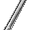 1 Inch Exhaust Pipe 12" Length, T304 Stainless Steel Mandrel Tubing,1"(25mm) OD Flared Slip-Fit End Ducting,Universal Three and a half Straight Tailpipe Connector Adapte