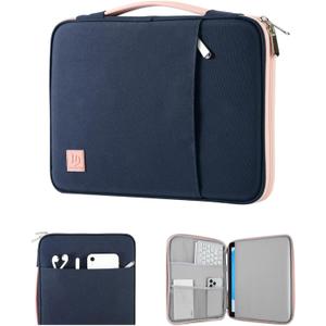 Dadanism 9-11" Tablet Sleeve Padded Carrying Case with Handle for iPad A16 11", iPad 10th Gen/Air5/4 10.9", iPad Air M4/Pro M5 11", iPad 9/8/7th Gen 10.2", Galaxy Tab A11+ 11", Remarkable 2, Indigo