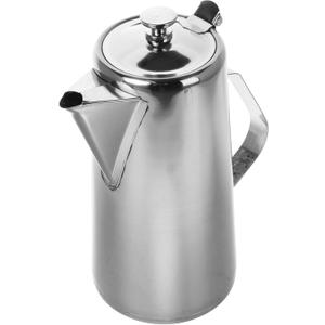 Luxshiny Thickened Cold Water Pitcher with Flat Lid 2L Large Capacity Stainless Steel Water Jug for Juice Tea Office Home Serving