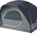 Coleman Skydome Tent with 5 Minute Setup, 2/4/6/8-Person Weatherproof Tent with Rainfly & Carry Bag, 20% More Headroom Than Traditional Canopies (Contains PFAS, Blue)
