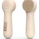 Silicone Face Scrubber, NågraCoola CLIE 2.0 Facial Cleansing Brush, Rechargeable, Waterproof Face Scrub Brush for Cleansing, Exfoliating, Massaging, Electric Facial Exfoliator for Women and Men - Oat