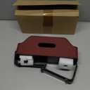 zipelo Car Headrest Backseat Organizer with Cup Holder, Multi-Functional Vehicle Seat Back Hanging Storage Box with Hooks, Auto Drink Snack Phone Tray Travel Accessories for Kids Adults (Wine Red)