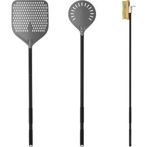 G.a HOMEFAVOR 3-Piece Pizza Peel Set, Pizza Oven Accessories, Pizza Kit