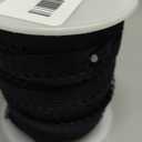 AHANDMAKER 20 Yards Picot Loop Elastic Band, 3/8"(10mm) Spandex Lace Ribbon, Decorative Frilly Lace Stretchy Ribbon, Elastic Ribbon for Lingerie Underwear Dress Headbands DIY Sewing Crafts, Black