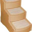 Pet Gear Easy Step III Pet Stairs, 3 Step for Cats/Dogs, Removable Washable Carpet Treads, for Pets Up to 150lbs, No Tools Required