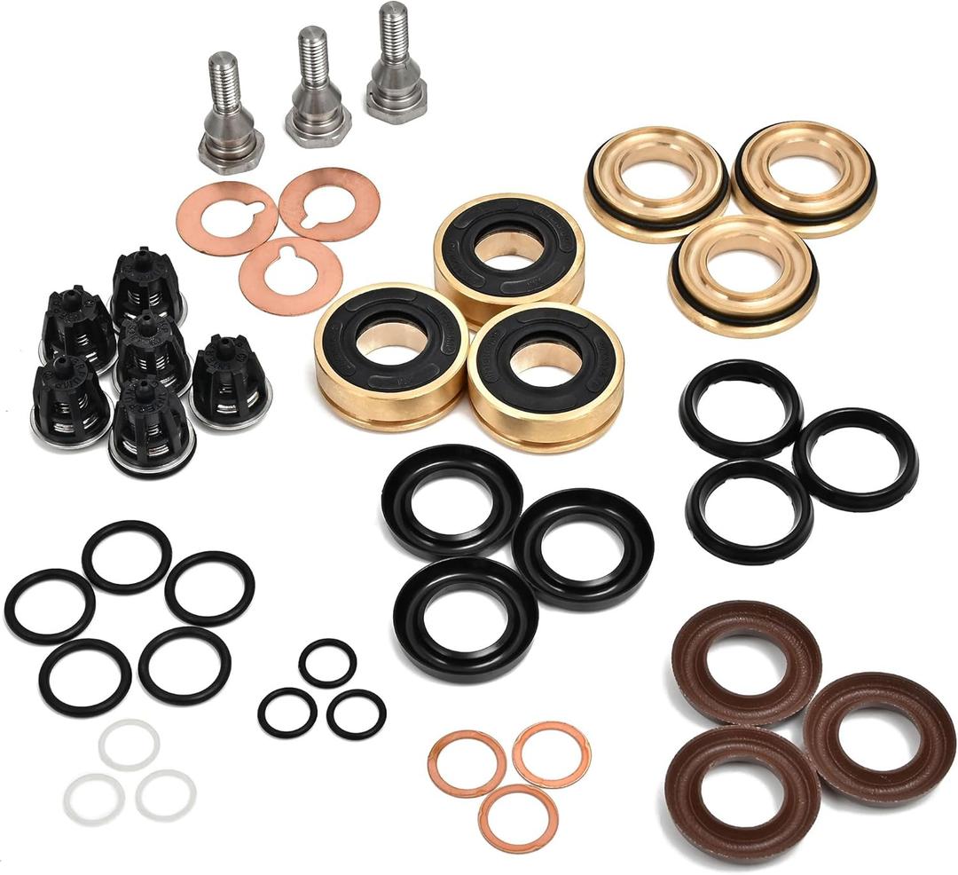 Compatible For General Pump Rebuild 20mm Kit  Replacement Packing Kit for 20mm Pressure Washer Pump Complete Pressure Washer Seal Kit Set for T1011 TS1011 TS1511 TS2021 TS2011 TS1021 Series Pumps