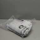 ChrisDowa 100% Blackout Floral Curtains 84 Inches Long 2 Panels for Bedroom Living Room Grey Flower Patterned Room Darkening Thermal Insulated Soundproof Grommet Window Treatments Drapes,52X84