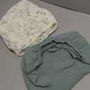 Konssy Muslin Crib Sheets 2 PCS, 100% Cotton Baby Crib Sheets for Standard Crib Mattress (28"x 52"), Soft and Breathable for Boys, Girls, Sage