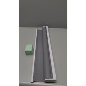 Blackout Roller Shades Blinds Cordless for Windows Pull Down Room Darkening Door Blinds with Thermal Insulated Easy to Install for Living Room,Bedroom,Home,Office Bathroom Grey 23" W x 72" H