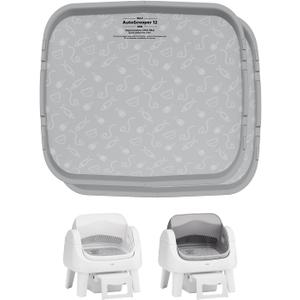 Litter Pad for Autoscooper 12, Waterproof Scratch-Resistant Non-Stick Pad, 15.39 x 13.74 Inches, Fit for Autoscooper 12 Self-Cleaning Litter Boxes, 2-Pack（ Not Compatible with Autoscooper 11 ）