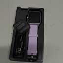 Smart Watch, Fitness Tracker with Heart Rate Monitor, Blood Oxygen, Sleep Tracking, 1.5 Inch Touchscreen Smartwatch for Android iOS Swimming Waterproof Pedometer Step Calories Tracker for Women Men (Light Purple)