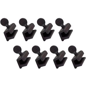 QCAA Single Small Sliding Window Security Lock, Aluminum, Oil Rubbed Bronze, 8 Pack, Made in Taiwan