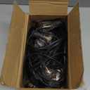 addlon 50FT LED Outdoor String Lights with Edison Shatterproof Bulbs, Weatherproof Strand, Commercial Grade Patio Lights, Decorative for Garden or Patio, Black