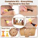 Kids Cardboard Construction Tool Set with Electric Drill & Tool Belt -258PCS, STEM Building Kit for Creative Craft Projects, Educational DIY Engineering Toy for Boys & Girls
