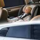 Car Window Shades for Side Window 2-Pack, [Sun Protection, Enjoy Nature] Backseat Window Privacy Covers for Baby, Window Screens for Camping, Shade for Window for Kids, Car Accesories Large