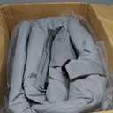 Travel Trailers RV Cover 22-24FT, 7-Layer Thick Heavy Duty Rip-Stop Camper Cover with Tongue Jack Cover, Tire Covers, Straps & Storage Bag, Tearproof, Waterproof, Snowproof, Windproof & Anti-UV