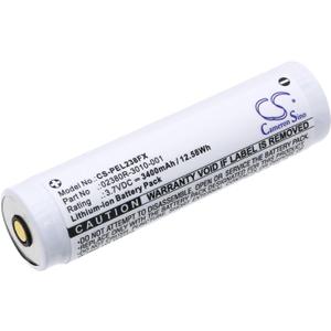 3400mAh Replacement Battery for Pelican 7600 Tactical Flashlight, 2380R, 2780R, 2780R Headlamp, 7000 LED Flashlight, 7000 Tactical, 7070R, 7600 3-Color LED, 02380R-3010-001, 02380R-3010-000E