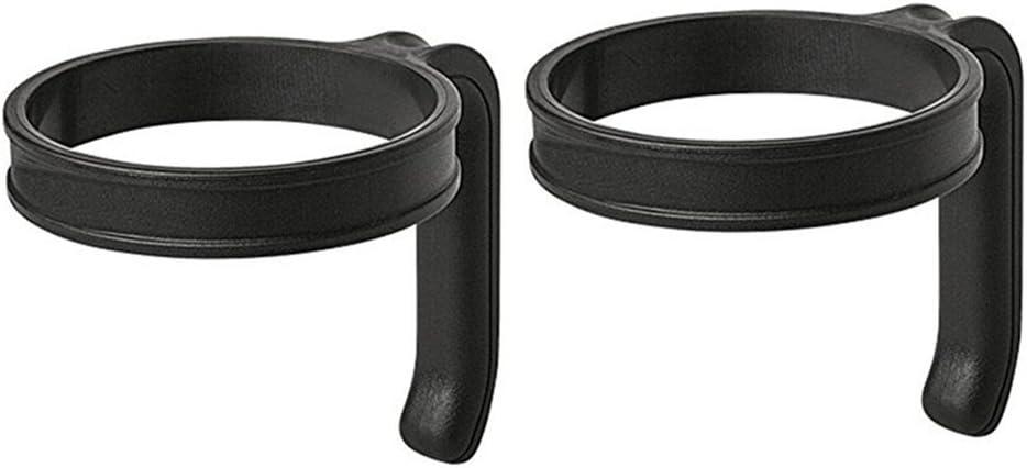 ZYTC 20Oz Tumbler Handle for Yeti,Ozark Trail,Sic Magnum Steel 20 Oz tumblers 2 Pack Black