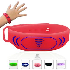 Smart Bands for Kids if Lost, Child Safety ID Wristband, NFC Bracelet for Children, Smart Medical ID Band, Lost Kids ID Bracelet, Disney Essentials for Kids, QR Identification (Red) Smart Bands for Kids if Lost, Child Safety ID Wristband, NFC Bracelet for Children, Smart Medical ID Band, Lost Kids ID Bracelet, Disney Essentials for Kids, QR Identification (Red)