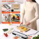 75KPa Vac Sealer, 6-in-1 Modes, Digital, Cutter +10 Bags