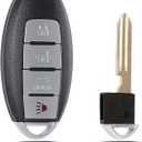 MechanMagic Smart Key Fob Remote Replacement Fits for Nissan Sentra Versa 2013 2014 2015 2016 2017 2018 2019 Keyless Entry Remote Control CWTWB1U840 285E3-3SG0D 46 Chip 4 Buttons