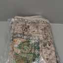 Area Rugs 3'x5' Washable Non-Slip, Floral Vintage Distress Print Pattern Medallion Carpet for Living Room Bedroom Dining Room, Brick Red Rust Neutral Brown Burnt Orange Green