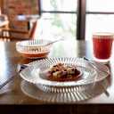 Fortessa Archie Glass Dinner Plate, 10.6 Inch, Clear