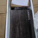 YITAHOME Farmhouse Shoe Cabinet with 3 Flip Drawers for Entryway, Shoe Storage Cabinet with Shoe Bench, Narrow Slim Shoe Rack Organizer for Entrance, Living Room, Hallway, Dark Rustic Oak