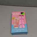 Genuine Fred Mold Ice Tray and Straws, Standard, Pink