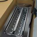 Mueller UltraToast Stainless Steel Toaster 4 Slice Extra-Wide 1.6" Slots for Artisan Bread, Bagels & Frozen Waffles, 6 Browning Levels, LED Display, Cancel/Defrost/Reheat, Removable Crumb Tray