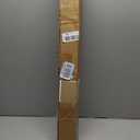 UNISHADES no Drill Cordless Roman Shades for Windows, 30" W × 64" H - 100% Blackout - Linen - Mist White