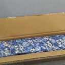 Jongyance American Mahjong Set with Blue Carrying Bag, 166 White Tiles, 4 All-in-One Rack/Pushers, Mahjong Tiles Set (Ma Jong, Mah-Jongg, Majiang)