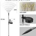 Solar Garden Lights Outdoor Waterproof (2 Pack),Solar Landscape Lighting,300LED Firework Lights for Garden, Pathway, Party & Christmas,Warm White