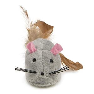 Petlinks Bumper Mouse Electronic Motion Pet Toy for Cats & Kittens, Cruising, Battery Powered, Fun & Engaging Play, Encourages Exercise - Gray, One Size