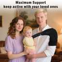 2 x Shoulder Brace for Women, Rotator Cuff Shoulder Brace, Adjustable and Can be Worn Under Clothes, Free to Add Ice Packs for Men & Women, Left & Right (Large size)