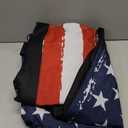 Outdoor TV Cover 70 - 75 inch - WITH ZIPPER, Weatherproof and Waterproof 360 degrees protection, 600D Heavy Duty Fabric American Flag
