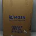 Moen Glenshire Brushed Nickel 26-Inch x 22-Inch Frameless Pivoting Bathroom Mirror, Oval Tilting Wall Mirror, DN2692BN