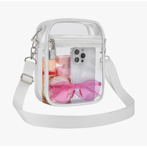 USPECLARE Clear Purse Stadium Approved CrossBody Bag for Men and Women