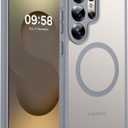 TOCOL Magnetic for Samsung Galaxy S25 Ultra Case, Upgraded Full Camera Protection, Compatible with Magsafe, Drop Protection Slime Clear Back Cover for Samsung Galaxy S25 Ultra 6.9-Inch (Gray)