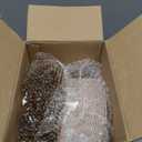 LIYH 96 Pcs Pink and Gold Disposable Plastic Dessert Plates and Forks Set - 7.5" Plastic Appetizer Plates & 9" Gold Cake Forks for Tea Parties, Birthdays, Baby Shower 48 Guests